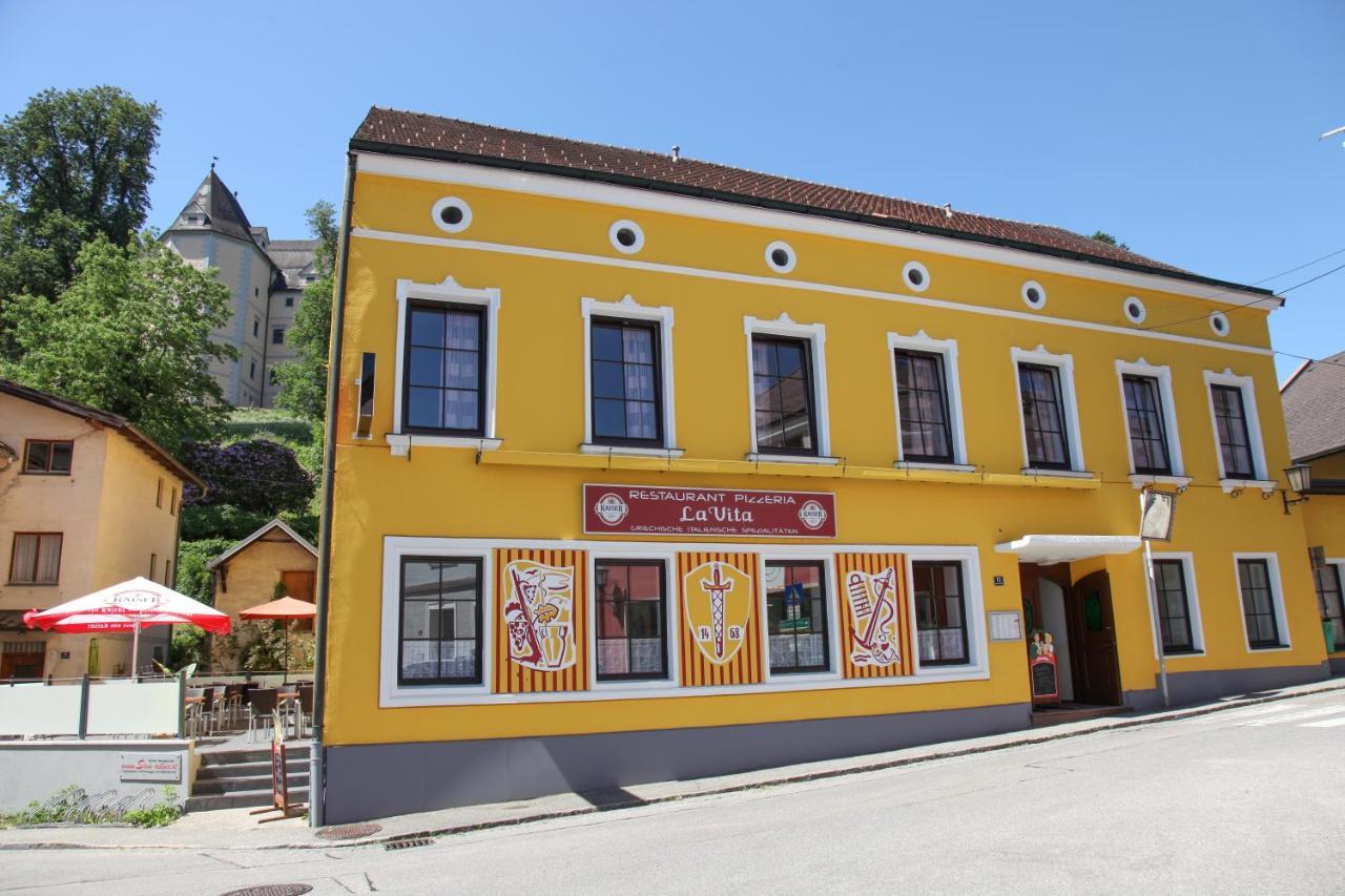 Pension Stadt Grein Exteriör bild