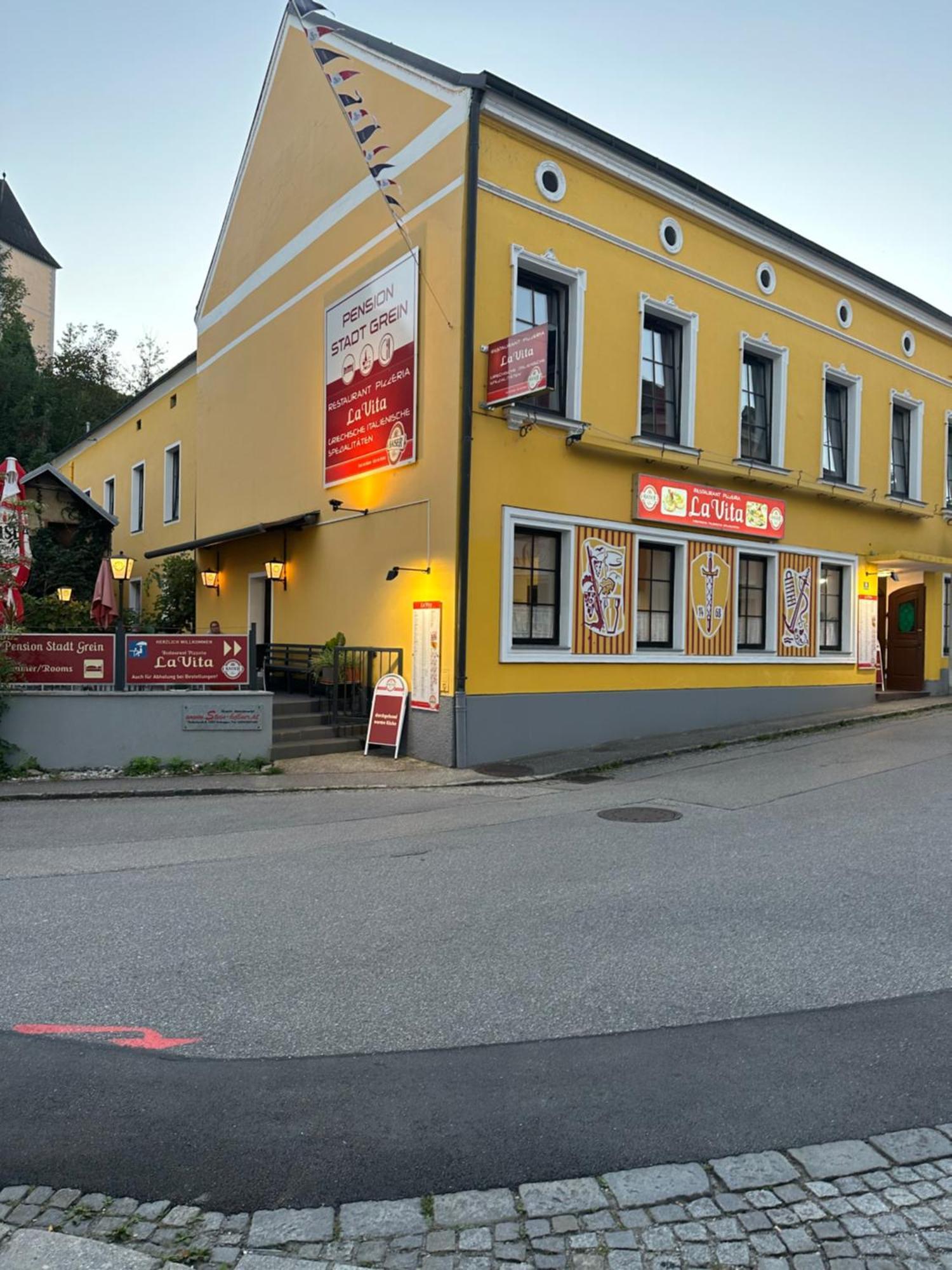Pension Stadt Grein Exteriör bild